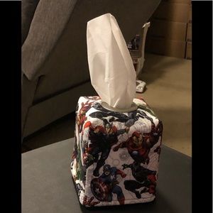 Handmade Reversible Tissue Box Cover (Cube Style)